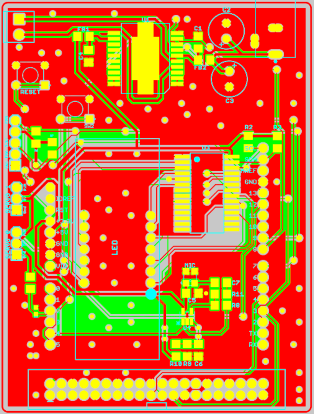 PCB Designed with EagleCAD
